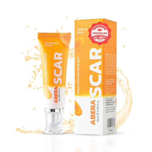 Crema para eliminar cicatrices de cúrcuma roja ABERA (producto premium): tratamiento avanzado para rostro y cuerpo con ingredientes naturales La cicatriz elimina rápidamente estrías, queloides, quemaduras y más.