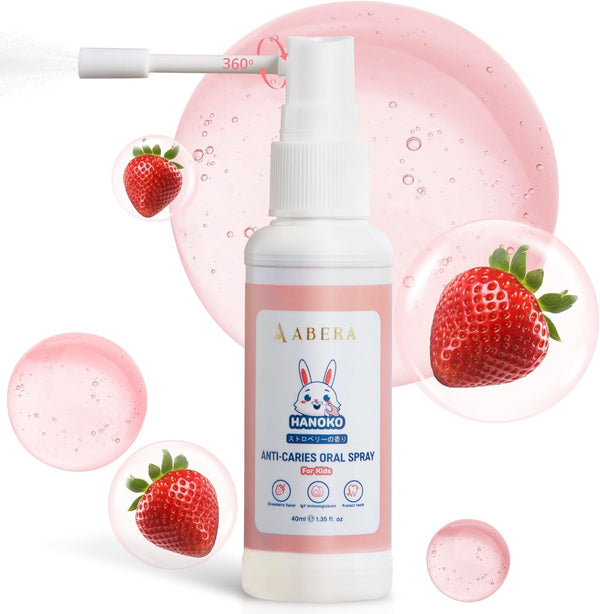 Abera Anti-Caries Kids Oral Spray, Kids Toothpaste Helper for Newborn to Preschooler
